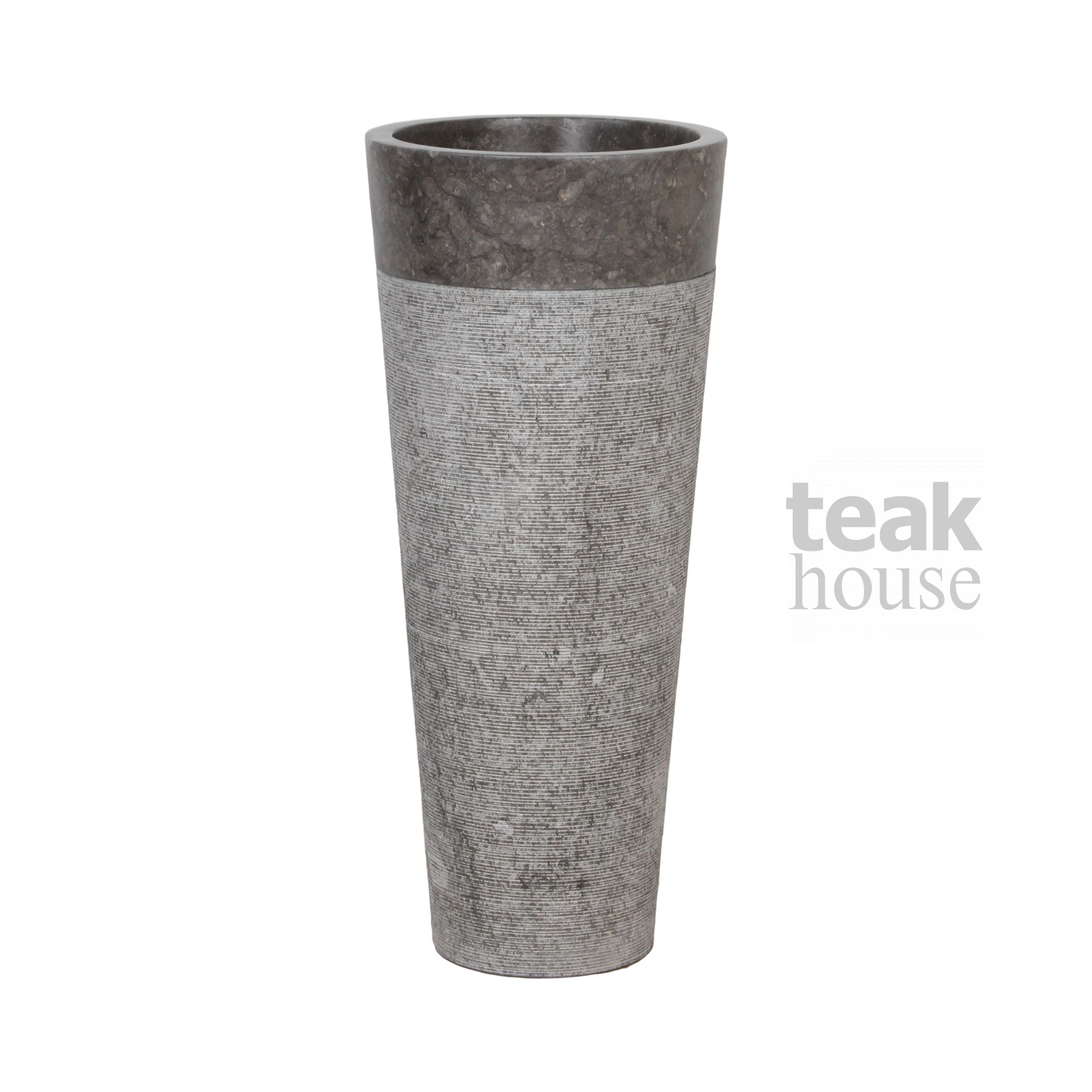 Раковина из натурального мрамора KELUD grey polished (КЕЛУД серая полированная)