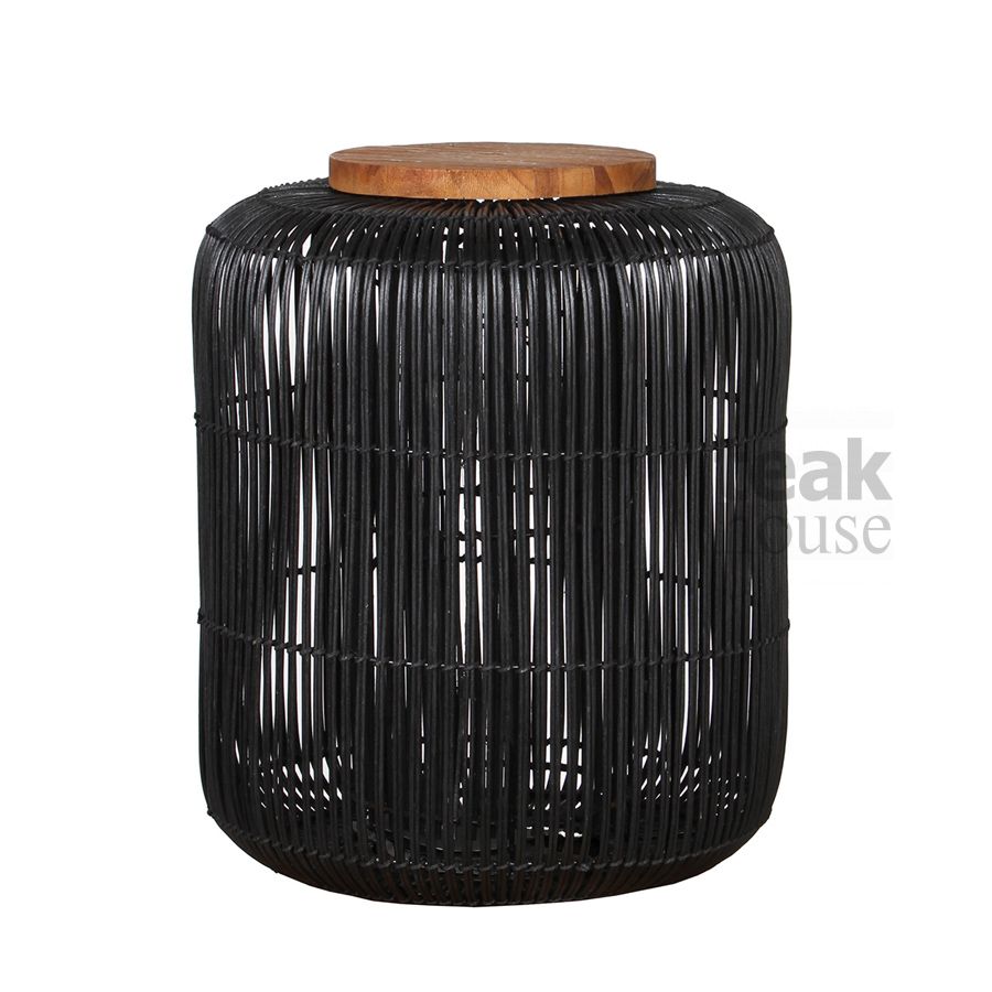 Абажур BARREL (БАРРЭЛ), черный, средний (электропакет не включен)
