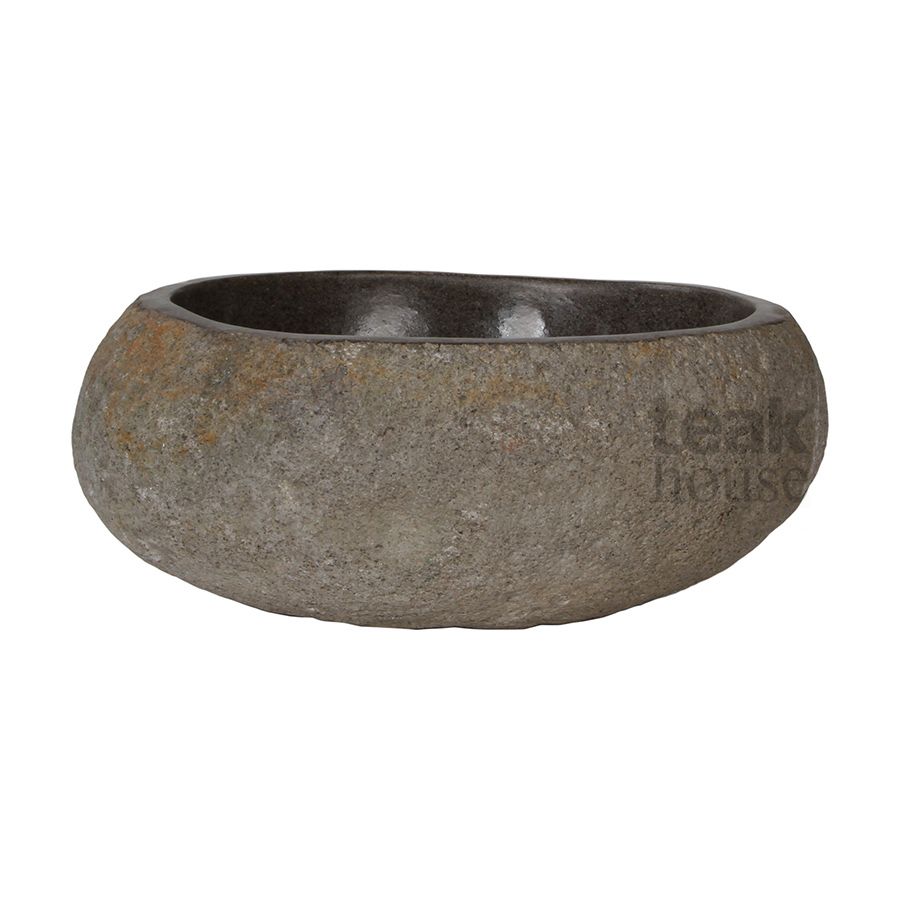 Ваза из речного камня RIVER STONE (РИВЕР СТОУН), малая