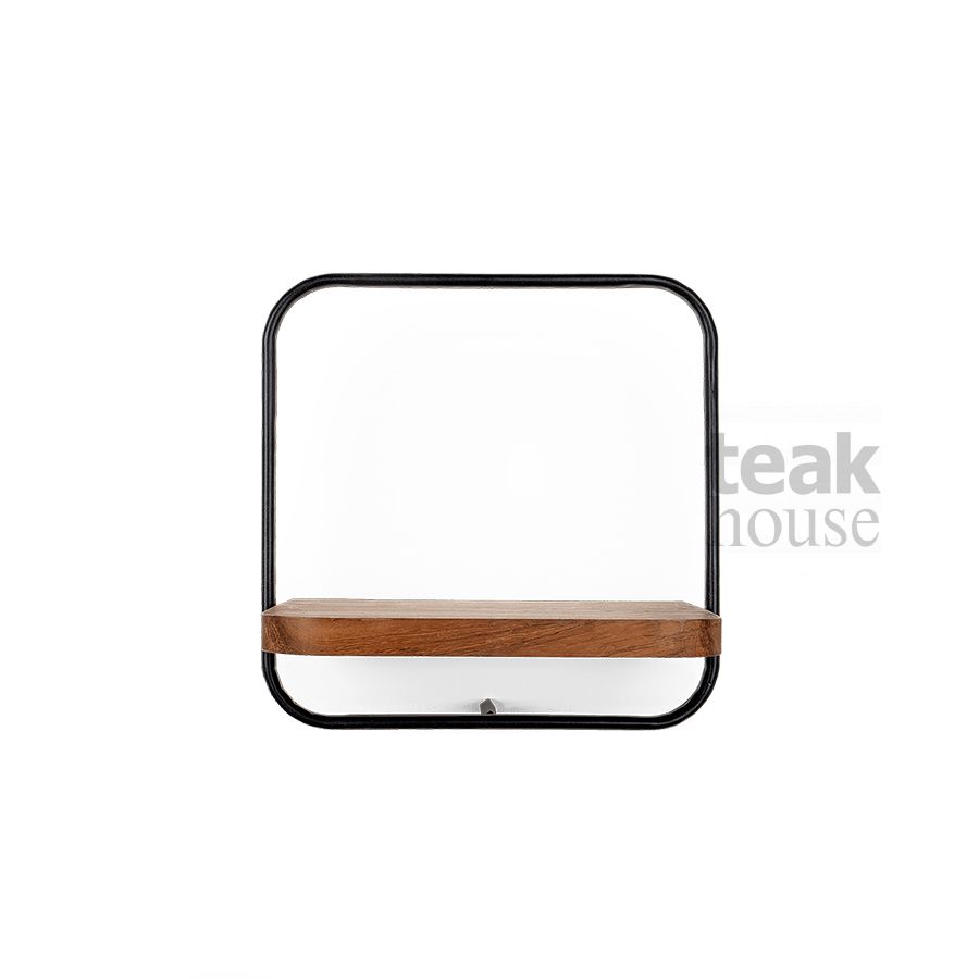 Полка настенная из массива тика SHELFMATE OVAL (ШЕЛФМЭЙТ ОВАЛ) B 35