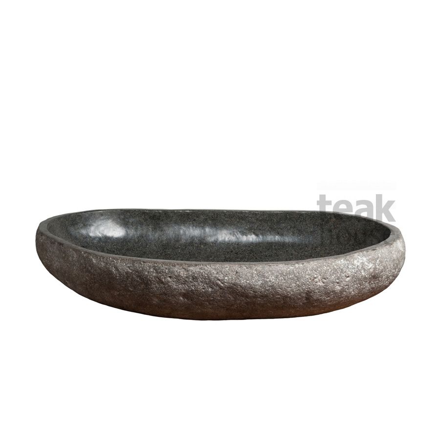 Раковина из речного камня STONE OVAL (СТОУН ОВАЛ) (размеры варьируются)