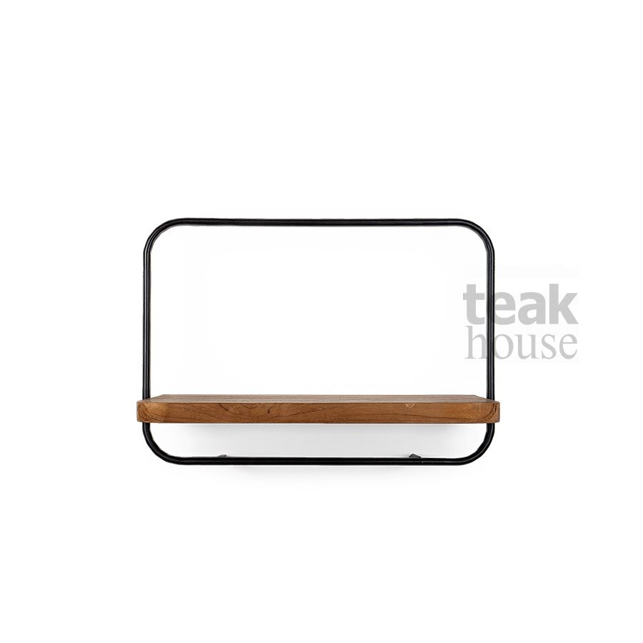 Полка настенная из массива тика SHELFMATE OVAL (ШЕЛФМЭЙТ ОВАЛ) C 50