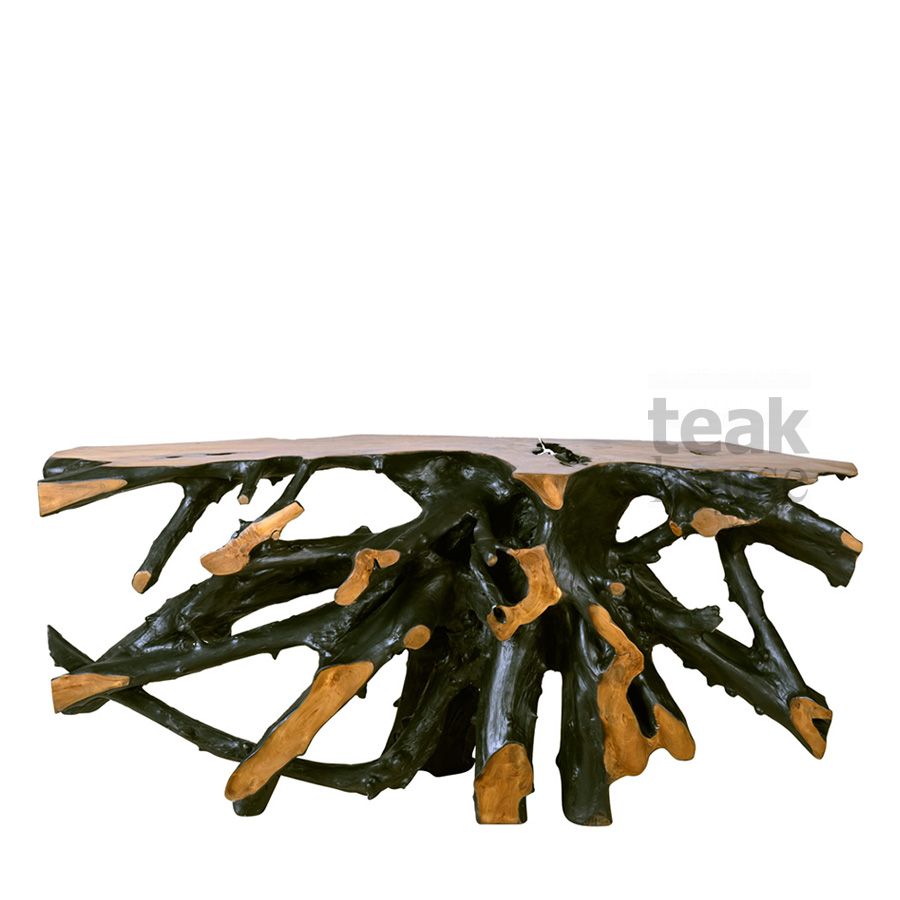 Стол консольный из массива тика ROOT (РУТ) (49079NB)