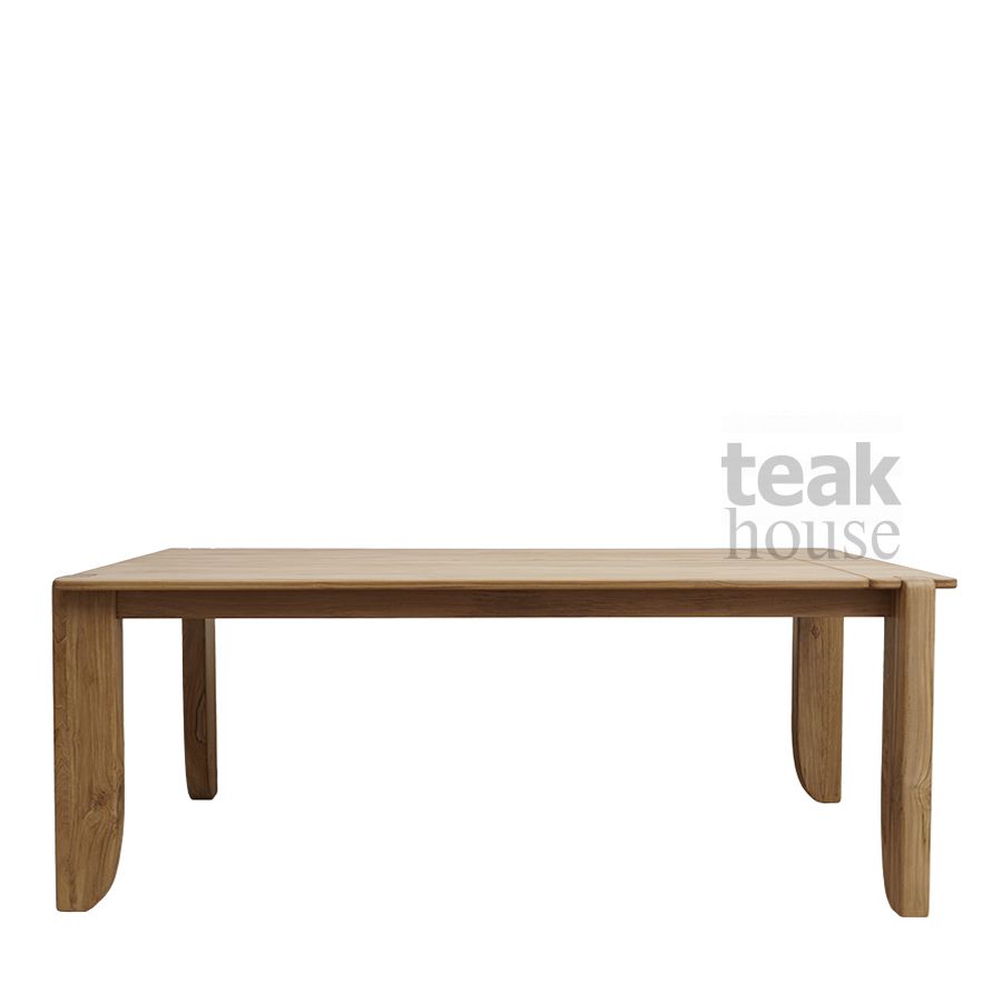 Стол обеденный из массива тика LEAF (ЛИФ) 200