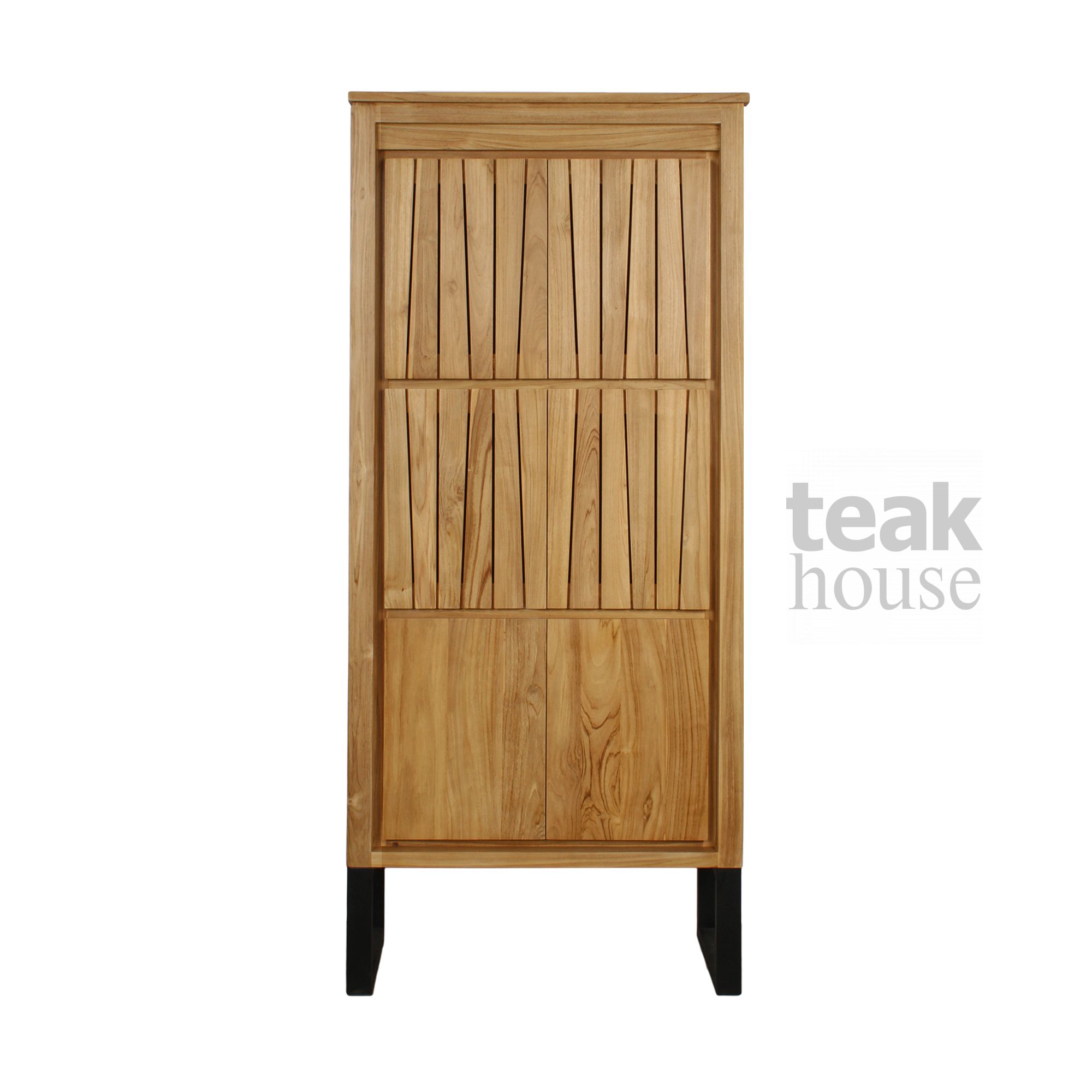 Стеллаж из массива тика NEO SLAT DOORS & SOLID DOORS (НЕО СЛЭТ ДОРЗ ЭНД СОЛИД ДОРЗ) 180