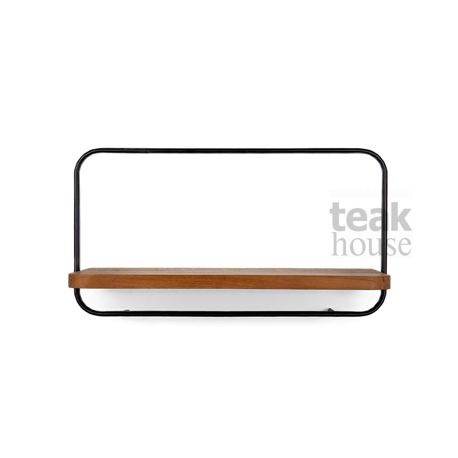 Полка настенная из массива тика SHELFMATE OVAL (ШЕЛФМЭЙТ ОВАЛ) A 65