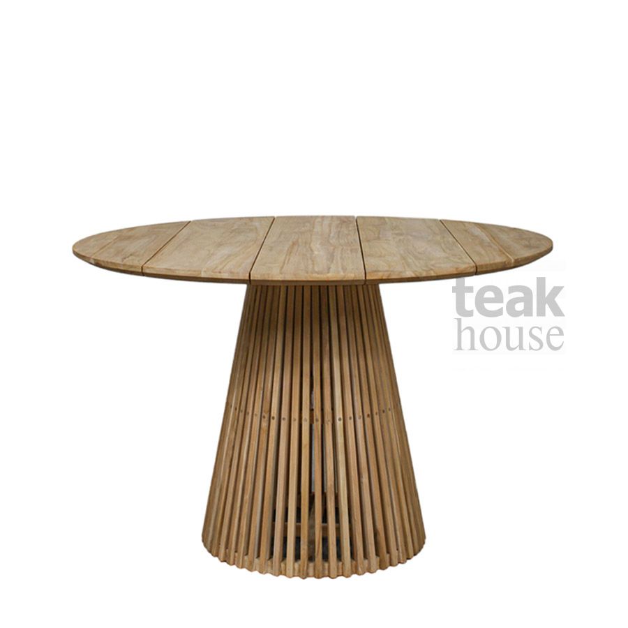 Стол обеденный круглый из массива тика TORAJA (ТОРАЙЯ) 120