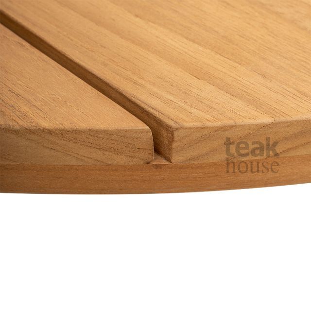 Стол кофейный круглый из массива тика KUDA (КУДА) 122, фото 7