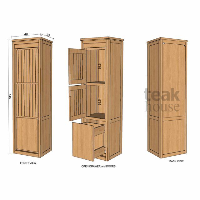 Стеллаж подвесной из массива тика NEO SWING (НЕО СВИНГ), фото 8