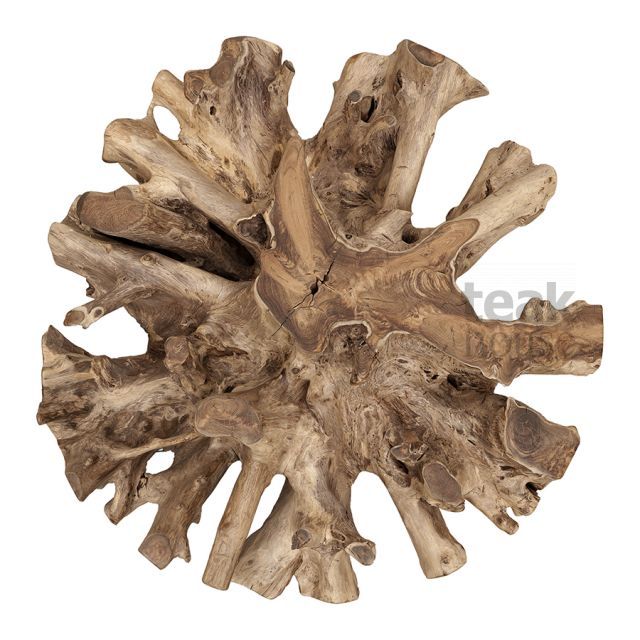 Стол кофейный из массива ROOT (РУТ) 100 со стеклом (71634N), фото 2