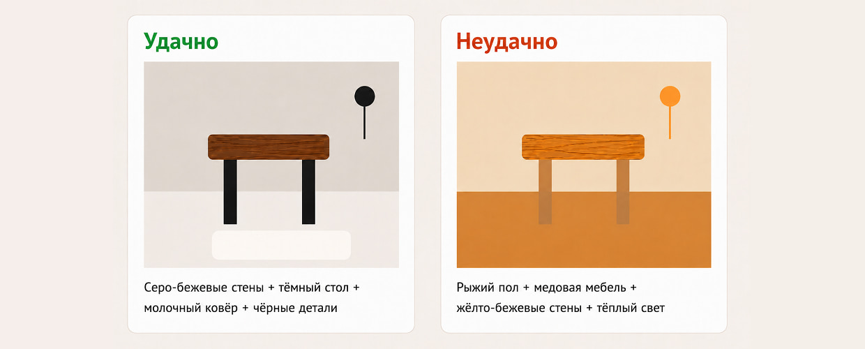 Удачные и неудачные сочетания