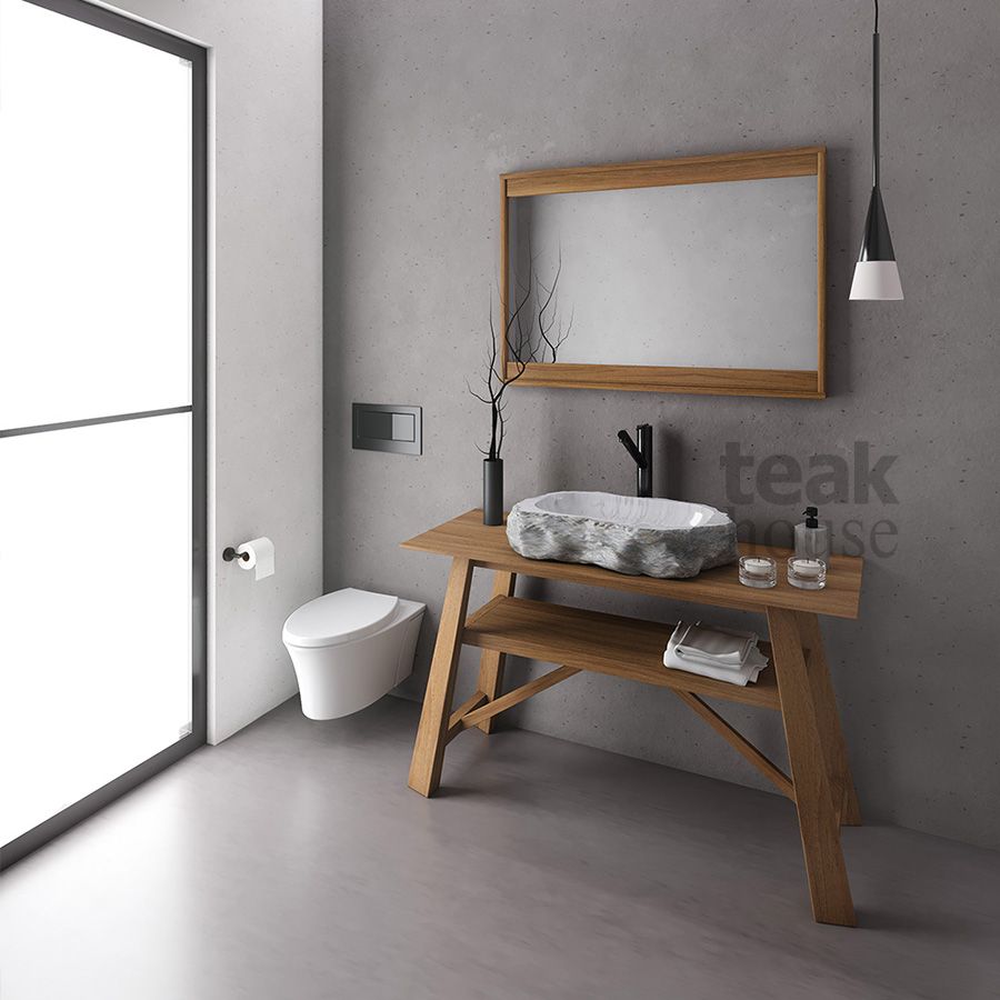 Тумба из массива тика под раковину CARPENTER 130
