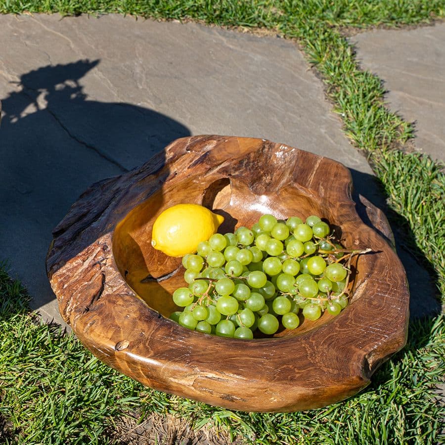 Ваза из массива тика BOWL large